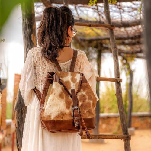 COWHIDE LEATHER BACKPACK, Diaper Bag for Kids, Backpacks, Travel Bag, Genuine Leather Backpack, Christmas Gifts, Thanksgiving Gift