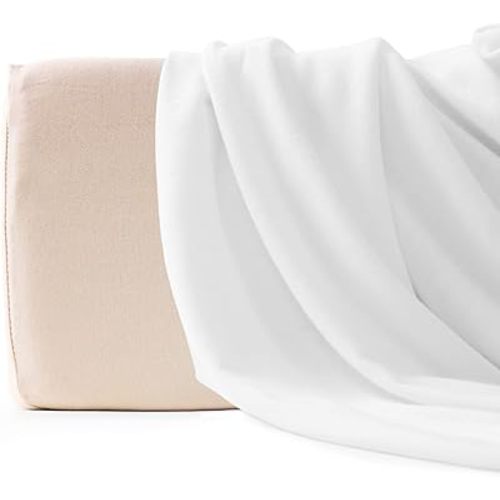 Supersoft Crib Sheets 2-Pack, Premium Bamboo Viscose Stretchy Fitted Crib Sheet, Hypoallergenic Breathable Crib Sheets Boy Girl, Neutral Baby Crib Mattress Sheet, 9'' Extra Deep Pocket