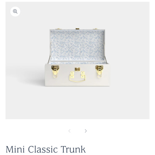 Mini Classic Trunk - White | Petite Keep