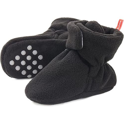 Baby Fleece Booties Newborn Unisex Booties Non-Slip Newborn Infant First Walkers Warm Shoes House Slippers for Baby Boys & Baby Girls Toddlers