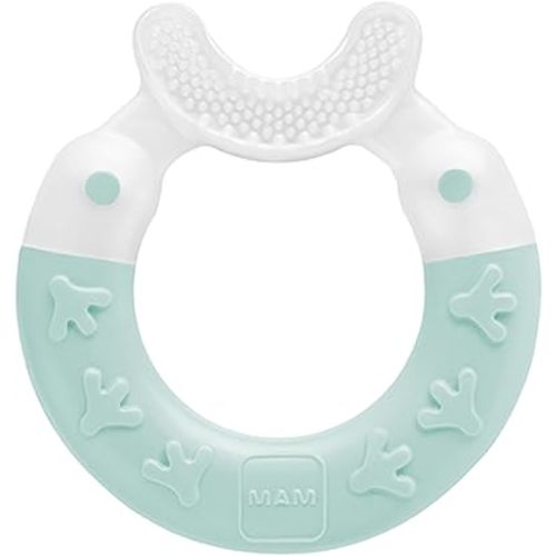 Bite & Brush Teether, Boys 3+ Months, 1-Count, Blue