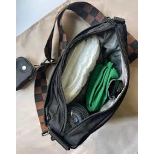 On the Go Small Diaper Bag - JET BLACK