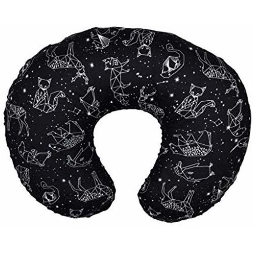 WarmBay Original Nursing Pillow Cover Breastfeeding Pillow Slipcover, Stretchy Newborn Removable U-Shaped Head Neck Support Zipper Pillowcovers,Snug Fits All Nursing Pillows Positioners - Constellation