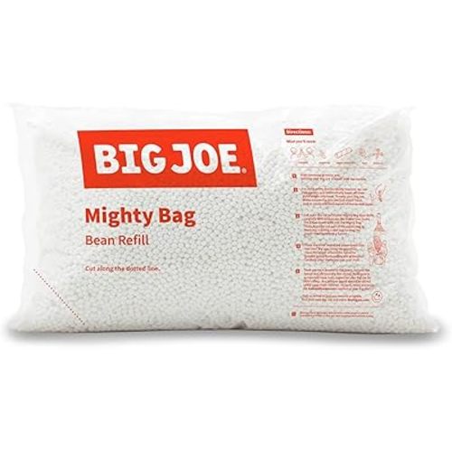 Big Joe Bean Refill Polystyrene Beans for Bean Bags or Crafts, 100 Liters