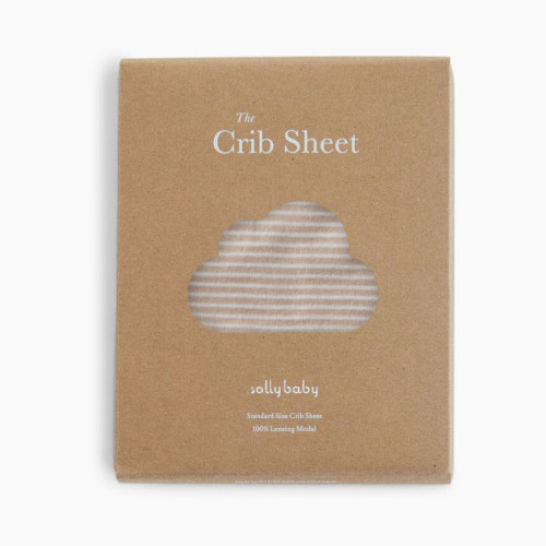 Solly Baby Crib Sheet - Neutral Stripe