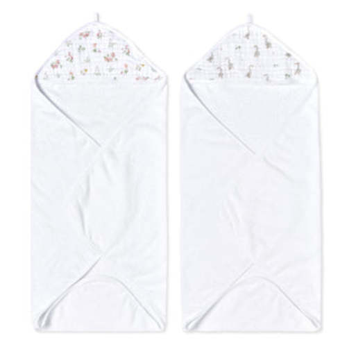 Country Floral Cotton Hooded Towel 2 Pack | aden + anais