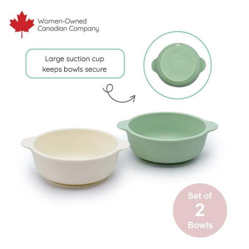 Silicone Suction Bowls- 2pk, Bowls - Walmart.ca