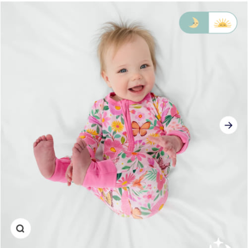Butterfly Blooms Zippy – Little Sleepies