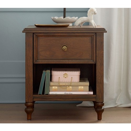Chris Loves Julia Turned Wood Nightstand (20") | Pottery Barn Kids