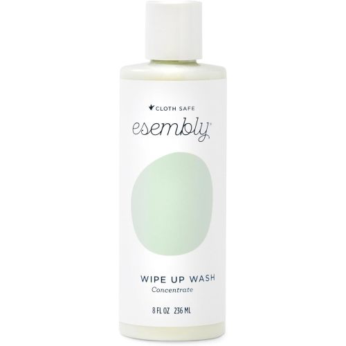Esembly Wipe Up Wash Refill, Organic No-Rinse Foaming Wipes Solution, Natural Baby Wipe Solution for Reusable Wipes, Concentrate Refill Only, 8oz Bottle