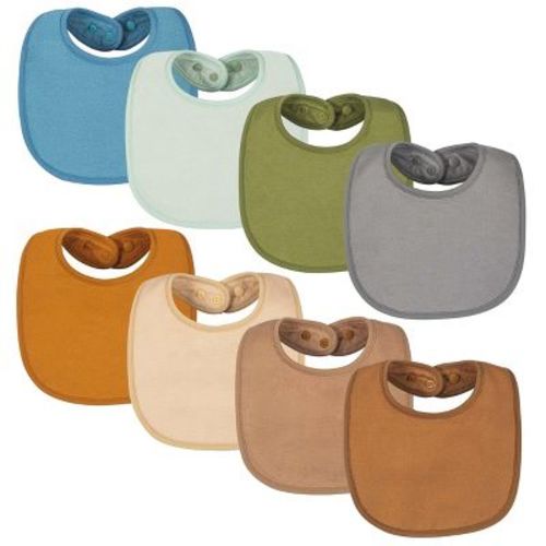 Tiny Twinkle Baby/Infant Waterproof and Absorbent Feeding Bibs (Boy Macaron, 8-Pack)