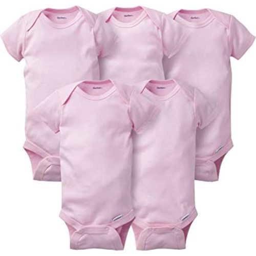Amazon.com: Gerber Baby 5-Pack Solid Onesies Bodysuits, Pink, 24 Months: Clothing, Shoes & Jewelry