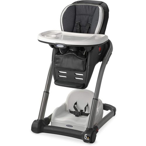 Graco Blossom 6 in 1 Convertible High Chair, Redmond, Infant Highchair, Toddlers Booster & Convenient for Travel