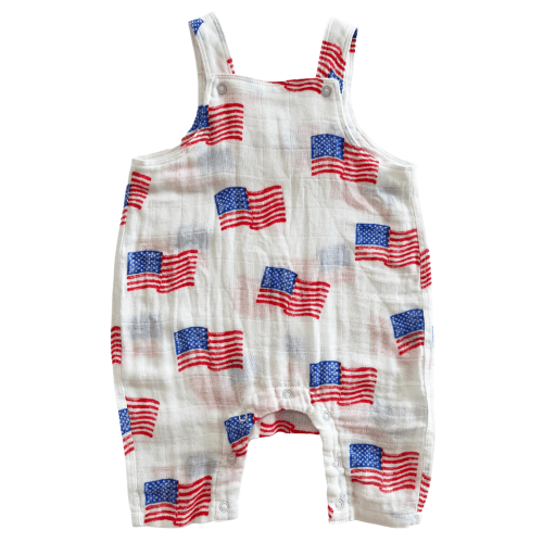 Muslin Overall, American Flag