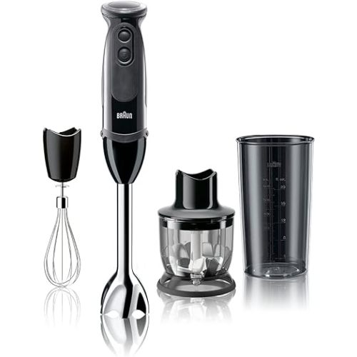 Braun MQ5025 Hand Blender Multiquick Vario, MQ5025, Black