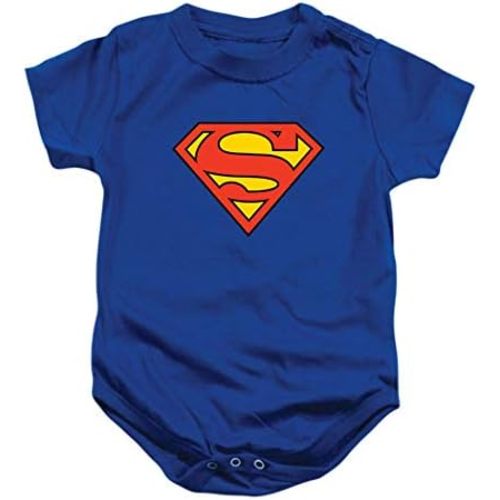Popfunk Superman Logo Baby Bodysuit Collection Infant Baby Boys Onesie Snapsuit