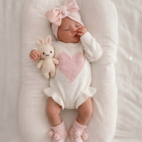 PINK HEART FRILL LEG ROMPER – Petite + Co