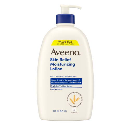 Aveeno Skin Relief Moisturizing Lotion for Very Dry Skin, 33 fl. oz