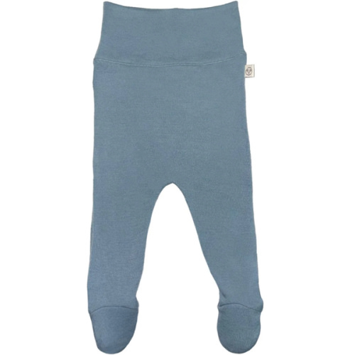Baby Footed Pants, Merino Wool, Blue