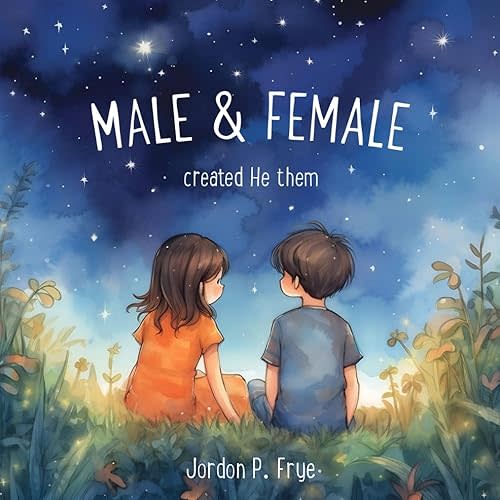 Male & Female Created He Them Paperback – Large Print, May 25, 2023