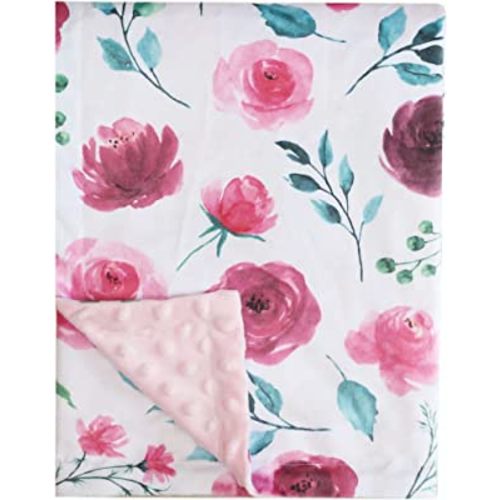 Floral Baby Blanket Boys Soft Minky Baby Blanket Fleece Baby Girl Security Fox Blanket Toddler Baby 30 * 40inch