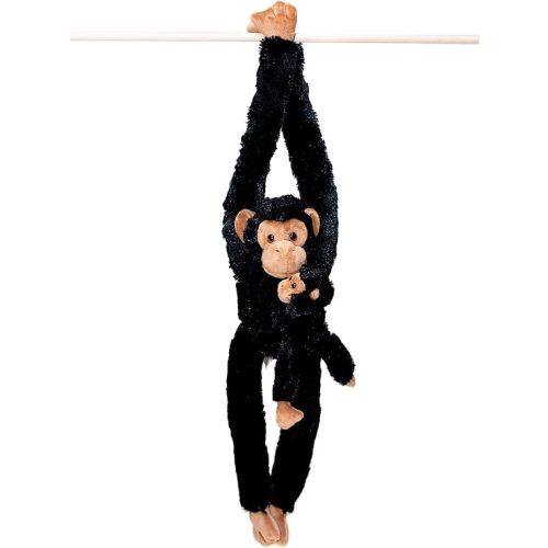 28-Inch Hanging Monkey Stuffed Animal With Baby - Monkey Toy with Specially Designed Ultra Soft Plush Feel - Hands and Feet Connect Together - Bring These Popular Monkeys Home to Boys & Girls Ages 3+ - Hanging Monkey w/ Baby