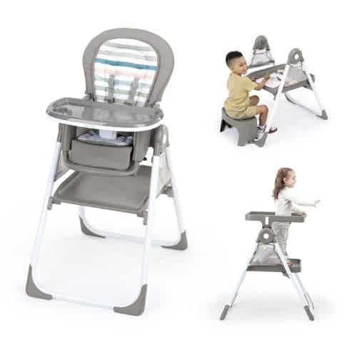 Ingenuity Proper Positioner Create Up Multi-Mode Folding High Chair - Soulful Skies