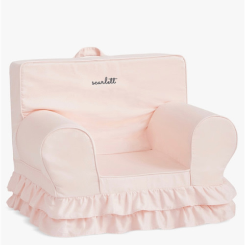 Anywhere Chair®, Dusty Blush Ruffle Slipcover Only