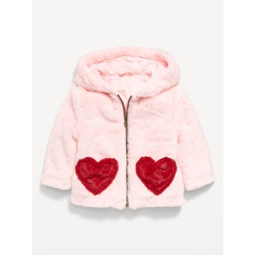 Faux-Fur Graphic Full-Zip Hoodie for Baby | Old Navy