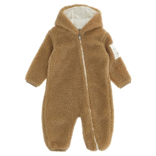 Moncler Enfant Teddy Hooded Baby Grow