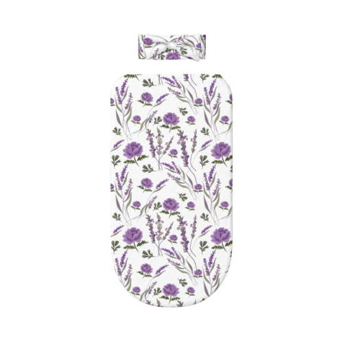 Fotbe Lavender Flowers Pattern Baby Swaddle Sleep Sacks - Newborn Swaddle Sack, Swaddles for Newborns,Baby Sleep Sack, Baby Swaddle Blanket Wrap,Baby Essentials