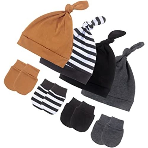 Beanies Caps with Scratch Mitten Pack