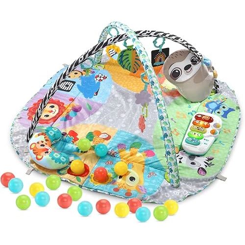 VTech 7-in-1 Senses and Stages Developmental Gym (Frustration Free Packaging)