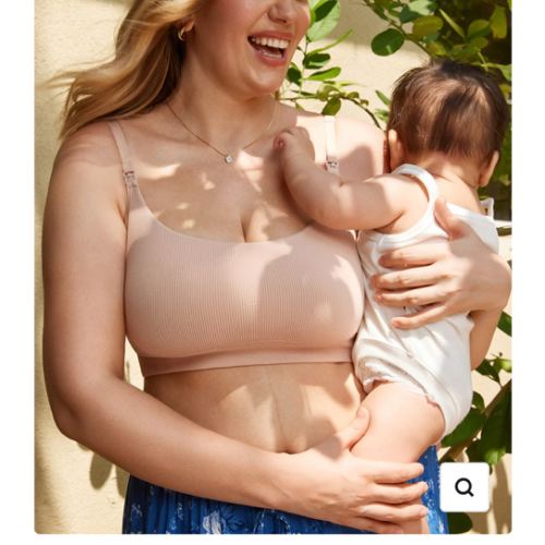 Ribbed Scoop Nursing Bralette