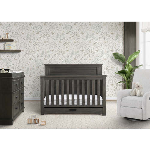 Caden 6-in-1 Convertible Crib with Trundle Drawer - Delta Children