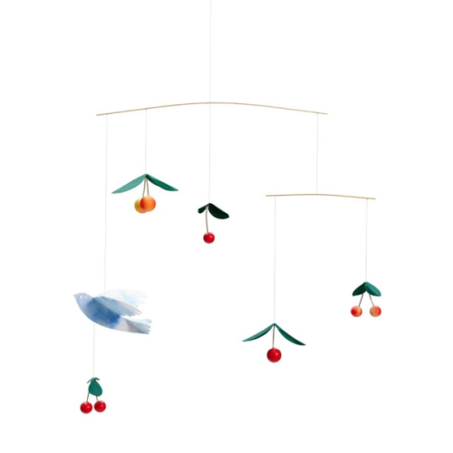 Cherry Bird mobile, multicolour