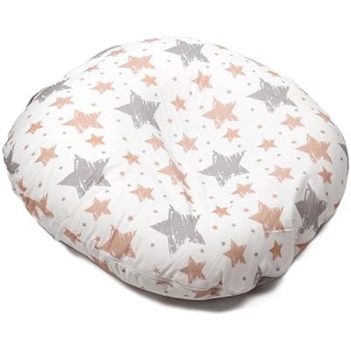 EFELIM Nest Sleeper Pillow with Cotton Cover, Soft Lounger Pillow Snugly Fit Infant Lounger for Baby Infant Removable Slipcover (Big Star)