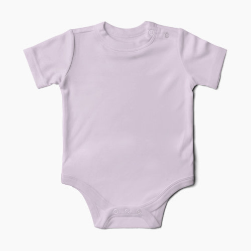 Goumi Kids x Babylist Solid Short-Sleeve Bodysuit - Lilac, 0-3 M
