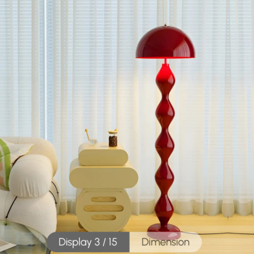 Creative Green Mushroom Metal LED Modern Floor Lamp