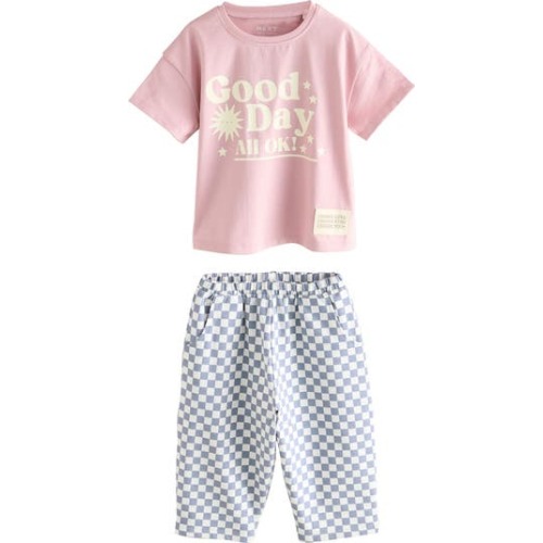 Kids' T-Shirt & Pants Set, 3-4Y