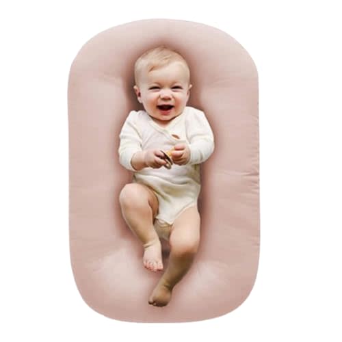 Baby Lounger,Baby Lounger Pillow,Baby Lounger 0-24 Months,Baby Lounger for Newborn,Baby Pillows for Sleeping for Newborn (Light Pink)