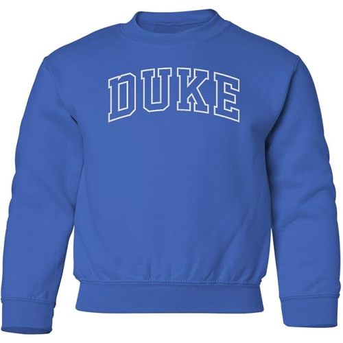 Vintage Duke Apparel - Retro Letters Design YOUTH Crewneck Sweatshirt