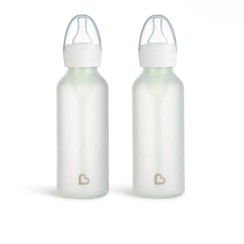 Bond® Silicone Glass Bottle 4oz or 8oz, 2pk | Munchkin