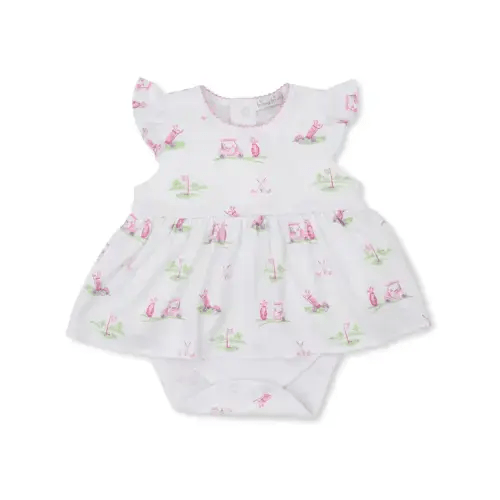 Fairway Foursome Pink Bodysuit Dress