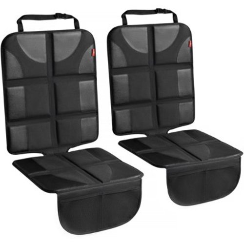 Helteko XL Car Seat Protector for Child Car Seats, Cover Protection, Polyester, 2 Pack, Black