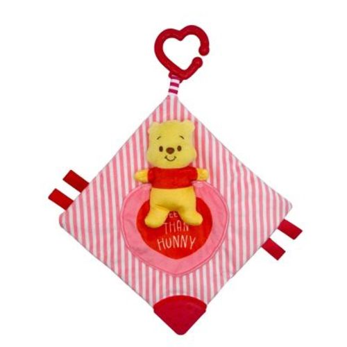Disney Baby Winnie The Pooh Valentine Hanging Crinkle Activity Square Baby Learning Toy