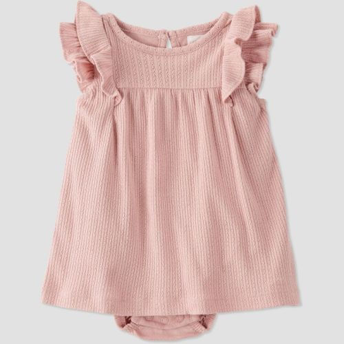 Little Planet by Carter's Organic Baby Girls' Bodysuit - Pink, Size: 6M