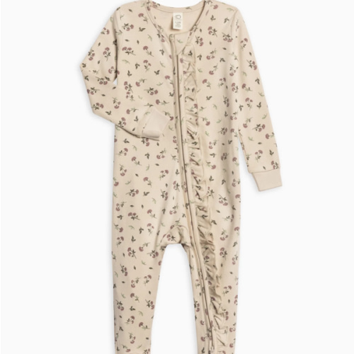 Neve Ruffle Zipper Footie