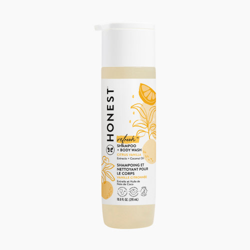 The Honest Company Shampoo & Body Wash - Refresh (Citrus Vanilla), 10 Fl Oz