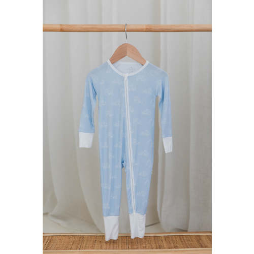 Zippered Romper in Construction